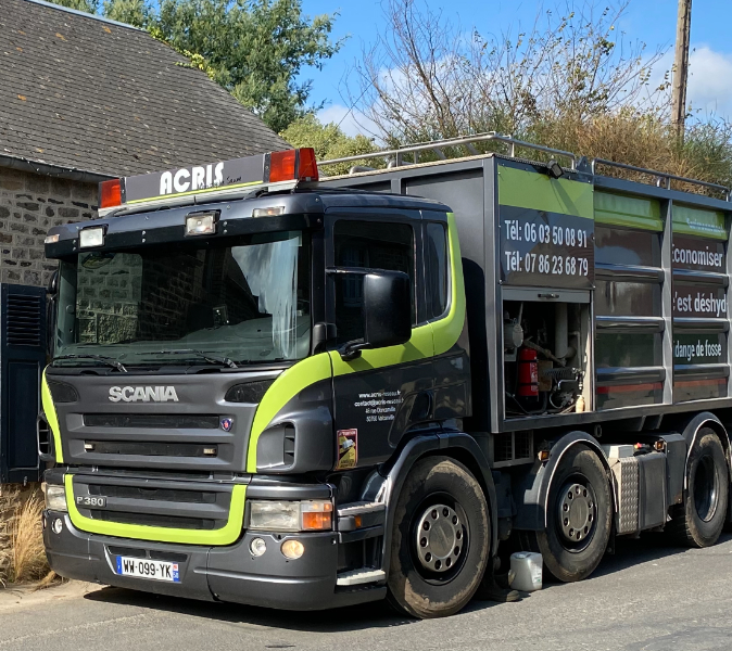 Camion déshydrateur